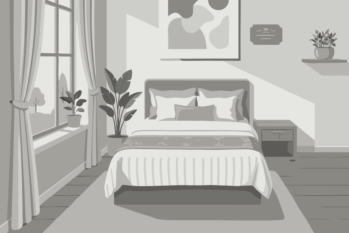 Apartamento de 2 dormitorios con balcón